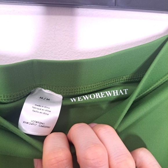 WeWoreWhat active skort green medium NWT - Picture 6 of 8